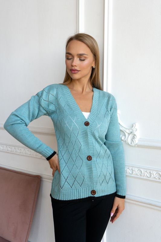 389646 Open-style Cardigan